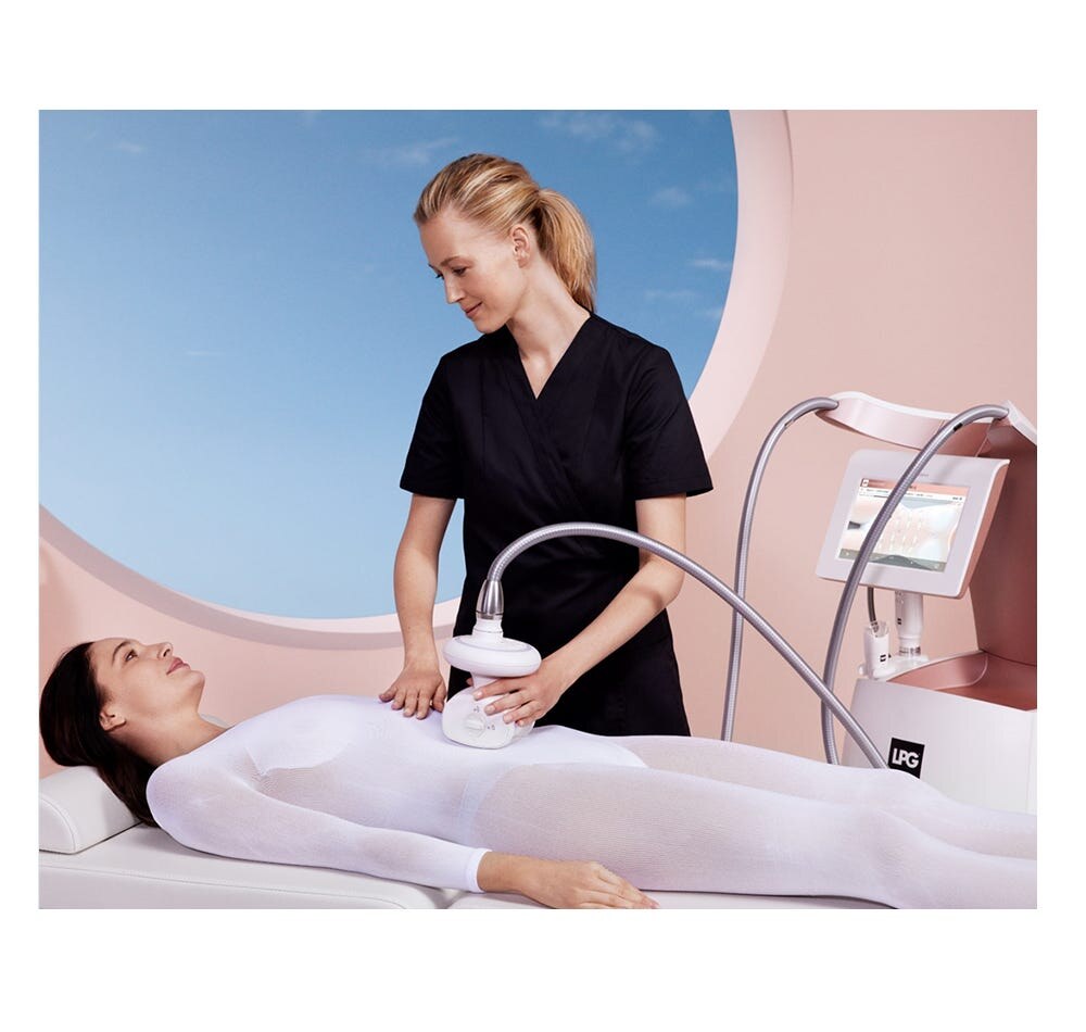 Soin LPG Endermologie avec un appareil Cellu M6 Alliance (photo LPG)